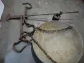 Стар кантар паланза  до 50кг., снимка 6