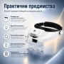 Акумулаторна професионална увеличителна лупа за глава с лед осветление очила за четене гоблени шиене, снимка 6