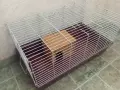 голяма клетка за Вашия домашен любимец с къщичка , снимка 1