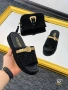 Versace Нови Дамски Черни Чехли , снимка 1