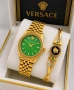 дамски комплект часовник и гривна Versace , снимка 2