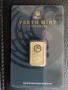 Златно кюлче със всички документи за покупка и произход, 5 грама Perth Mint, снимка 2