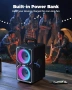 Голям Bluetooth високоговорител AKONE, 200W пиков мощен силен звук с дълбок бас, снимка 6