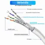 Soibke Cat7 LAN кабел 50 м, S/FTP, 10 Gbps, снимка 3