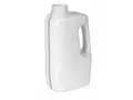 HDPE бутилка 1 литър с дръжка и визьор, бяла, R42, снимка 1