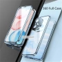 Honor 400 / 400 Pro / 400 Lite / Двоен 360° магнитен кейс калъф с камера протектор, снимка 5