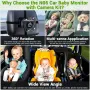 Rohent Baby Camera 1080P – Камера за наблюдение на бебе в автомобил с 4.3" дисплей и нощно виждане, снимка 6