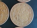 лот 9 монети от 5-евроцента различни държави, снимка 3