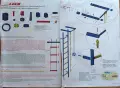 Детски спортен комплекс за монтиране към стена LECO, снимка 6