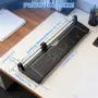 A2 резачка за хартия 60 см с плъзгащ нож и скала, резачка за хартия с релса и мерна скала до 10 лист, снимка 6