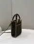 Fendi Дамска Луксозна Чанта С Къса И Дълга Дръжка Естествена Кожа Код ch55, снимка 3