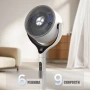 Вентилатор Dreo TurboPoly™ Fan 565S, WiFi, RGB осветление, 3D завъртане до 120 градуса, снимка 3