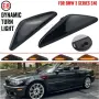 Черни динамични ( бягаща светлина ), ЛЕД мигачи за BMW, снимка 1