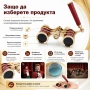 Луксозен театрален бинокъл с дръжка за театър опера концерти балет подарък с увеличение 3×25, снимка 4