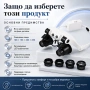 Мощна увеличителна лупа за глава очила 10Х с лед осветление за бижута, снимка 3