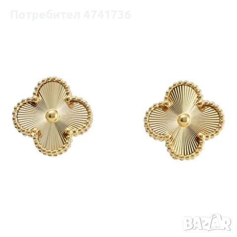 Van Cleef обеци с 18к позлата и сертификат/ всички видове, снимка 2 - Обеци - 55674618