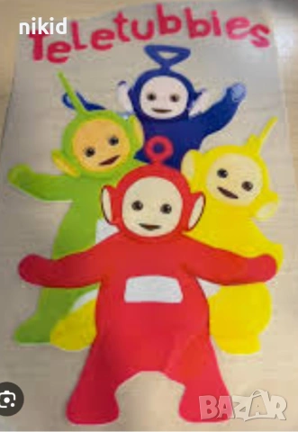 teletubbies Телетъбис Телетабис голяма щампа термо апликация картинка за дреха блуза чанта
