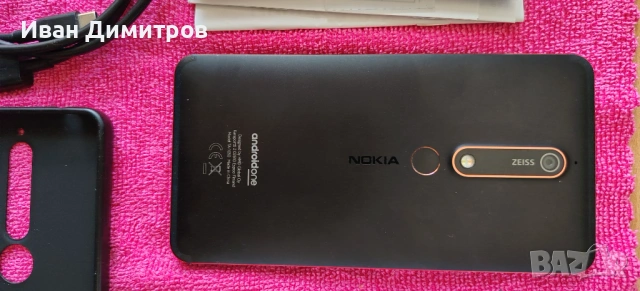 Смартфон Nokia 6.1, Dual SIM, 32GB, Black, снимка 3 - Nokia - 54411530