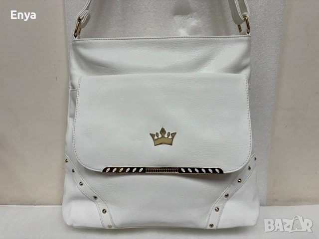 Бяла чанта за през рамо - НОВА !, снимка 2 - Чанти - 54111783
