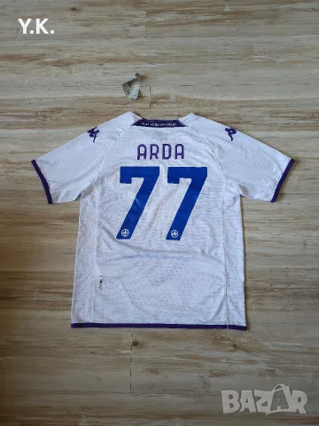 Мъжка тениска Kappa x ACF Fiorentina / Season 22-23 (Away), снимка 3 - Тениски - 55612183