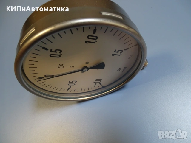манометър HAENNI DRC 160/211.133 pressure gauge Ф160 -1+1.5Bar, снимка 6 - Резервни части за машини - 54508584