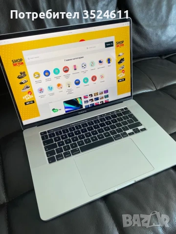Macbook Pro 16 Intel само 150 цикъла оригиналната батерия, снимка 2 - Лаптопи за работа - 55213665