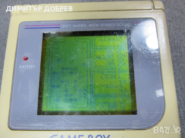 СТАРА РЕТРО КОНЗОЛА NINTENDO GAME BOY CLASSIC DMG-01 + Dr.MARIO, снимка 5 - Nintendo конзоли - 54159950