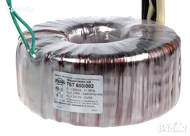 Тороидален трансформатор 2x12V 600VA 