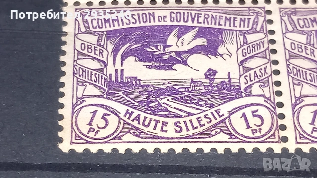 Марки Haute Silesie 1920, снимка 8 - Филателия - 54337467