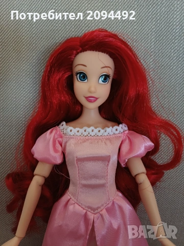 Оригинална Disney Store Кукла Ариел Дисни Малката Русалка , снимка 2 - Кукли - 54256959