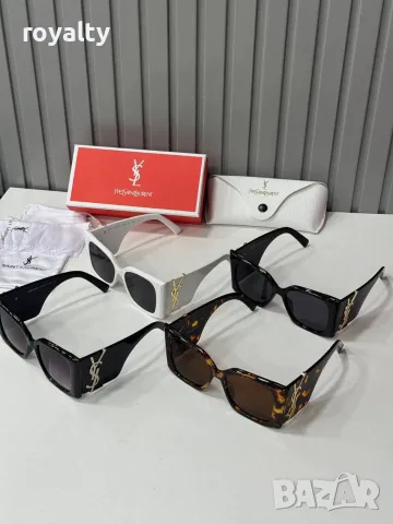 Yves Saint Laurent Нови Дамски Слънчеви Очила YSL Различни Цветове Кутия + Калъф , снимка 4 - Слънчеви и диоптрични очила - 55339436