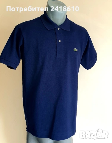 Lacoste Classic Fit  Pique Cotton Mens Size 3 - S НОВО! ОРИГИНАЛ! Мъжка Тениска!, снимка 3 - Тениски - 54190447