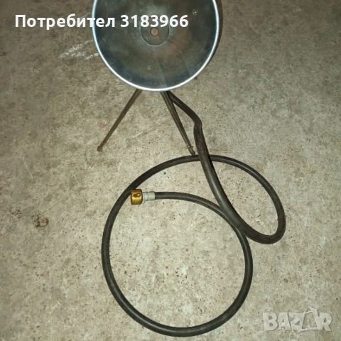 газова печка за отопление пълен комплект.