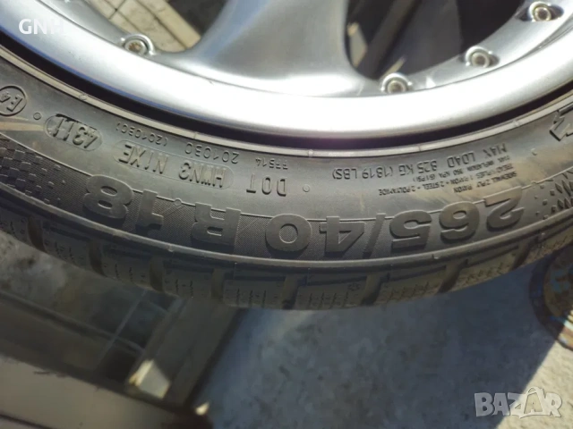 Джанти eMotion Wheels 18цола 5х130 8j et52 на 10j et60 Porsche, снимка 9 - Гуми и джанти - 54576569