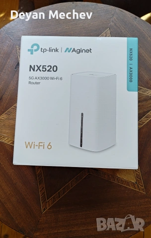 НОВ 5G Wi-Fi 6 Рутер TP-Link NX520 Aginet (А1 Net Box) AX3000