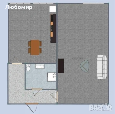 Едностаен апартамент в град Враца, снимка 6 - Апартаменти - 55192662