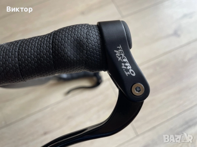 Булхорн кормило ZIPP Vuka, TEKTRO RX 4.1, гюделин, снимка 4 - Части за велосипеди - 54972466