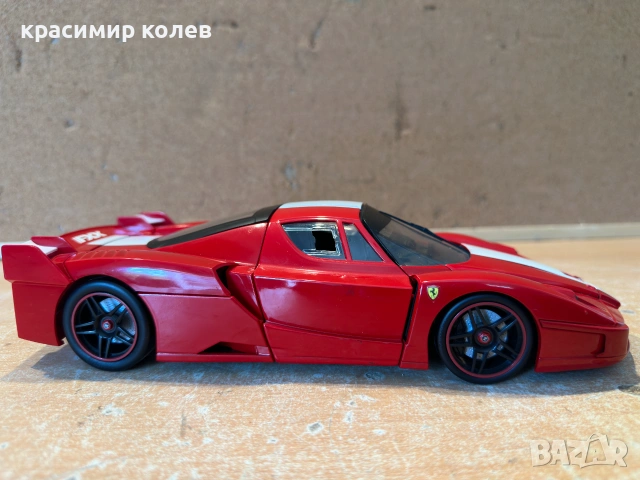 метален модел "FERRARI FXX"/Hot Wheels,1:18/, снимка 8 - Колекции - 55123353