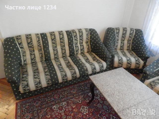 Подаравям два дивана - тройка и двойка, снимка 3 - Дивани и мека мебел - 55233141