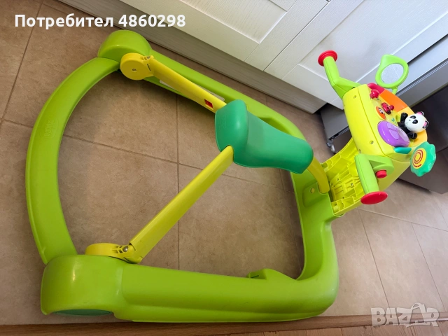 Проходилка Chicco 3 в 1 - Baby Walker, зелена
