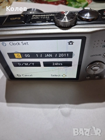 Фотоапарат Panasonic DMC-TZ22, 14,1 Mp с GPS, снимка 10 - Фотоапарати - 54597627