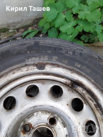 Джанти с гими за VW/opel 4x100 oтвор 57.1, снимка 4 - Гуми и джанти - 54382147
