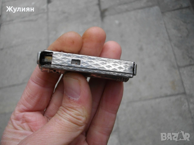 СТАРА КОЛЕКЦИОНЕРСКА БЕНЗИНОВА ЗАПАЛКА ROXY AUSTRIA, снимка 3 - Антикварни и старинни предмети - 54389900