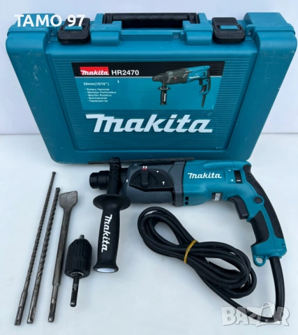 Makita HR2470 - Електрически перфоратор 780W 2.4J неразличим от нов!