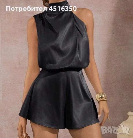 дамски гащеризон черен