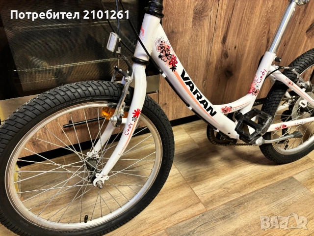 Детско колело за момиче 20 цола, снимка 3 - Велосипеди - 54755829