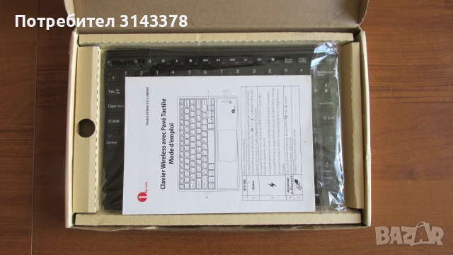 1 by One Ultra Slim Bluetooth с тъч клавиатура, снимка 2 - Таблети - 55051152