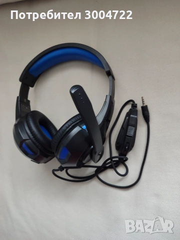 Геймърски слушалки TRUST GXT 307B Ravu Gaming Headset for PS4/ PS5, blue