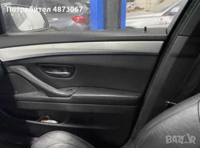 Bmw f11 черно кожено рекаро, снимка 6 - Части - 55149575