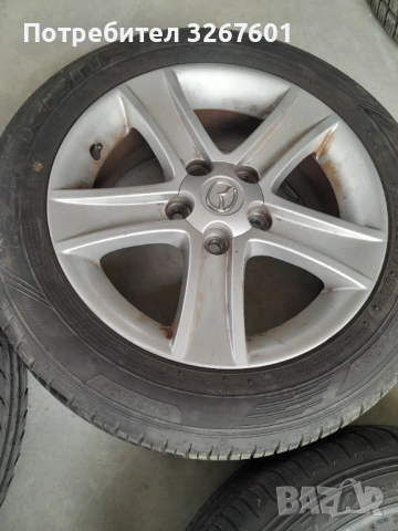 Джанти за  Мазда 16" с гуми 205/55/16 , снимка 4 - Гуми и джанти - 54215734
